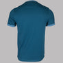Farah Groves Ringer T-Shirt Saxe