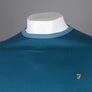 Farah Groves Ringer T-Shirt Saxe