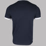 Farah Groves Ringer T-Shirt True Navy