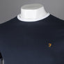 Farah Groves Ringer T-Shirt True Navy