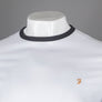 Farah Groves Ringer T-Shirt White