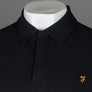 Farah Haslam Slim Fit LS Polo Shirt Black