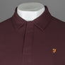 Farah Haslam Slim Fit LS Polo Shirt Farah Red