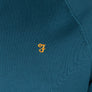 Farah Jim 1/4 Zip Sweatshirt Atlantic