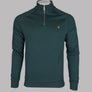 Farah Jim 1/4 Zip Sweatshirt Forest Green