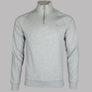 Farah Jim 1/4 Zip Sweatshirt Light Grey Marl