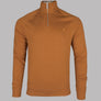 Farah Jim 1/4 Zip Sweatshirt Ochre