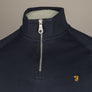 Farah Jim 1/4 Zip Sweatshirt True Navy