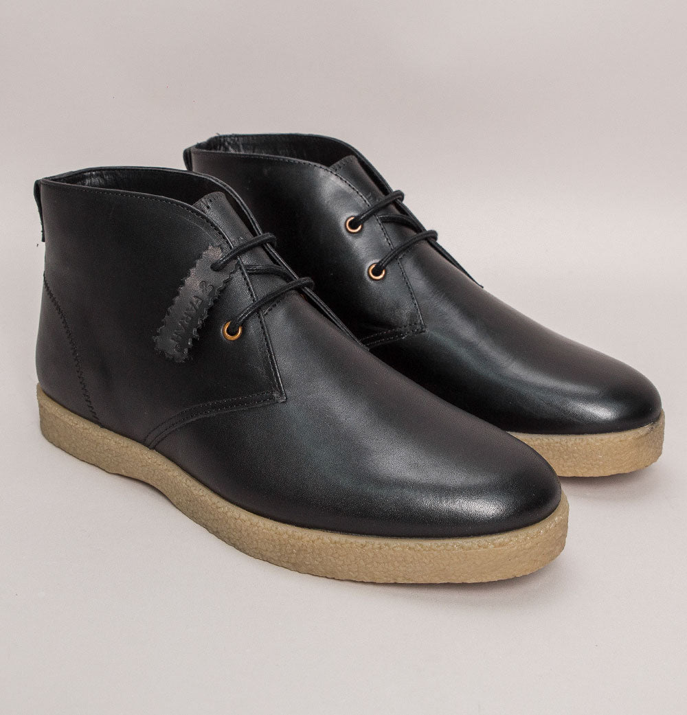 Farah Jonah Leather Desert Boots Black – Bronx Clothing