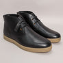 Farah Jonah Leather Desert Boots Black