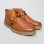 Farah Jonah Leather Mid Boots Tan