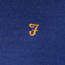 Farah Mullen Merino Wool Sweater Blue Peony