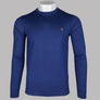 Farah Mullen Merino Wool Sweater Blue Peony