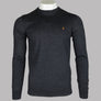 Farah Mullen Merino Wool Sweater Charcoal