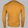Farah Mullen Merino Wool Sweater Honey Mustard