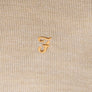 Farah Mullen Merino Wool Sweater Lightsand Marl