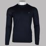 Farah Mullen Merino Wool Sweater Navy