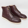 Farah Pantego Leather Boots Oxblood
