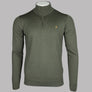 Farah Redchurch Merino Wool 1/4 Zip Jumper Evergreen