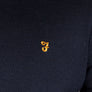Farah Redchurch Merino Wool 1/4 Zip Jumper True Navy