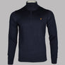 Farah Redchurch Merino Wool 1/4 Zip Jumper True Navy