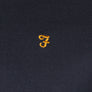 Farah Ricky LS Polo Shirt True Navy Blue