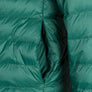 Farah Strickland Wadded Coat Emerald Green