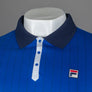 Fila Vintage BB1 Classic Striped Polo Bright Blue/Fila Navy