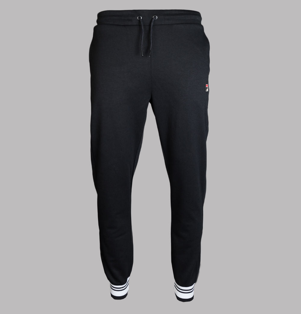 Fila black joggers sale