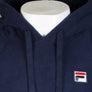 Fila Vintage Finn Polar Fleece Hoodie Navy