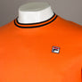 Fila Vintage Flank Ringer T-Shirt Orange/Black