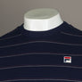 Fila Vintage Leon Stripe T-Shirt Navy