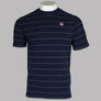 Fila Vintage Leon Stripe T-Shirt Navy