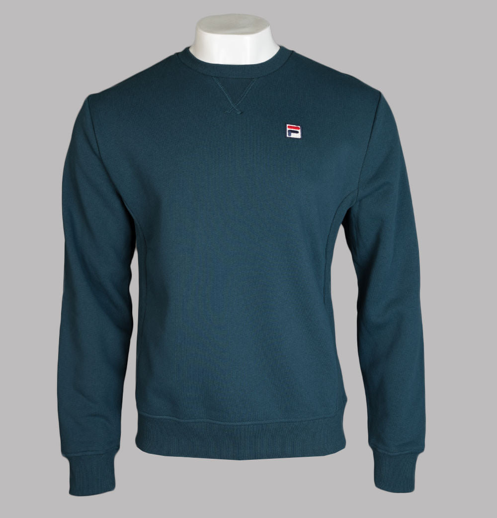 Fila panel outlet logo crew sweatshirt