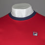 Fila Vintage Marconi Ringer T-Shirt Equestrian Red/Fila Navy
