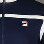 Fila Vintage Nate Tracksuit Top Navy/Egret