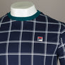 Fila Vintage Slate Ringer T-Shirt Navy