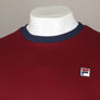 Fila Vintage Warner T-Shirt Rhubarb/Navy