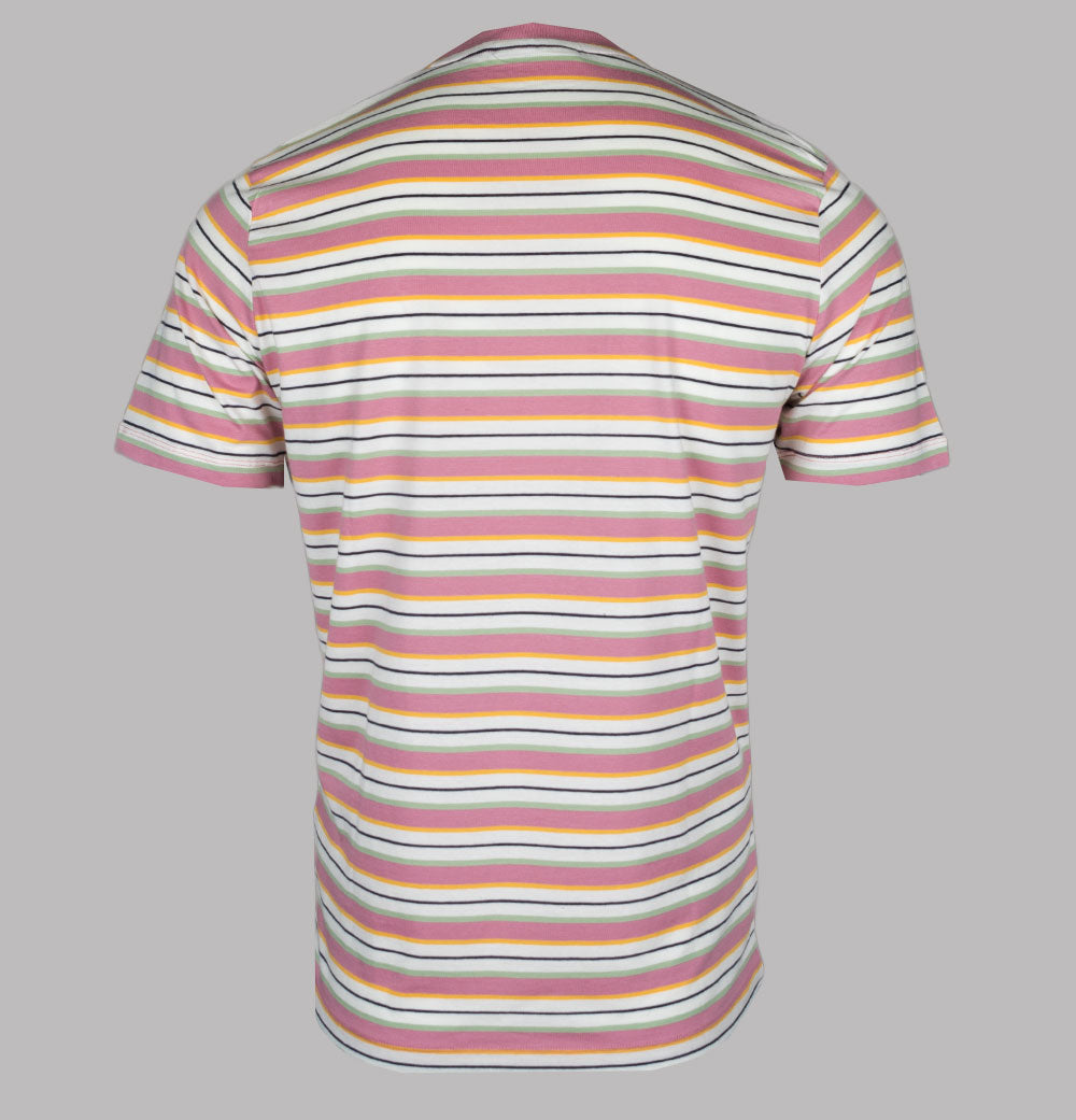 Fila white with deals pink stripe