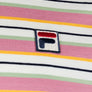 Fila Vintage Zar Stripe T-Shirt Egret/Foxglove