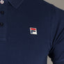 Fila Vintage Brizzi Polo Shirt Blue