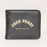 Fred Perry Arch Branded Billfold Wallet Black/Gold