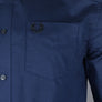 Fred Perry Brushed Oxford Shirt Carbon Blue