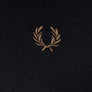 Fred Perry Classic Crew Neck Jumper Black/Shaded Stone