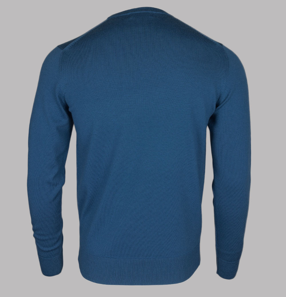 Fred perry light blue on sale jumper