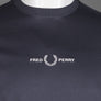 Fred Perry Embroidered T-Shirt Dark Graphite
