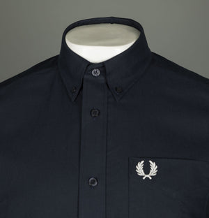 Fred Perry LS Oxford Shirt Navy