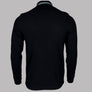 Fred Perry LS Twin Tipped Polo Shirt Black/Silver Blue