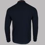 Fred Perry LS Twin Tipped Polo Shirt Navy/Night Green