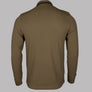 Fred Perry LS Twin Tipped Polo Shirt Shaded Stone